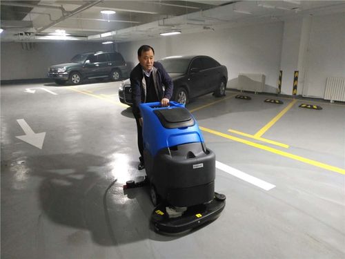 武汉洗地机容恩r70bt工厂手推式洗地机物业保洁洗地机