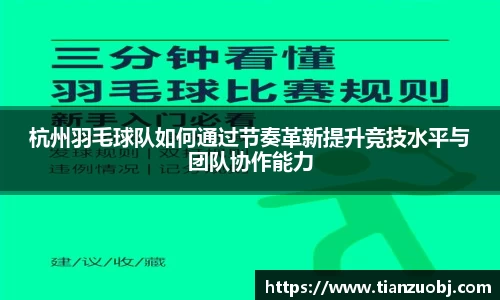 杭州羽毛球队如何通过节奏革新提升竞技水平与团队协作能力